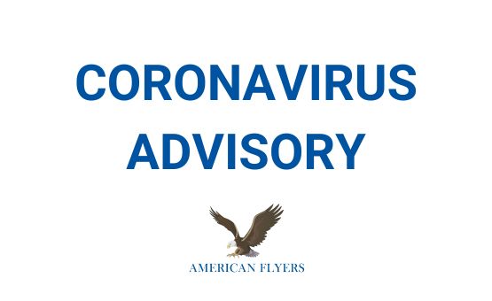 CORONAVIRUS ADVISORY