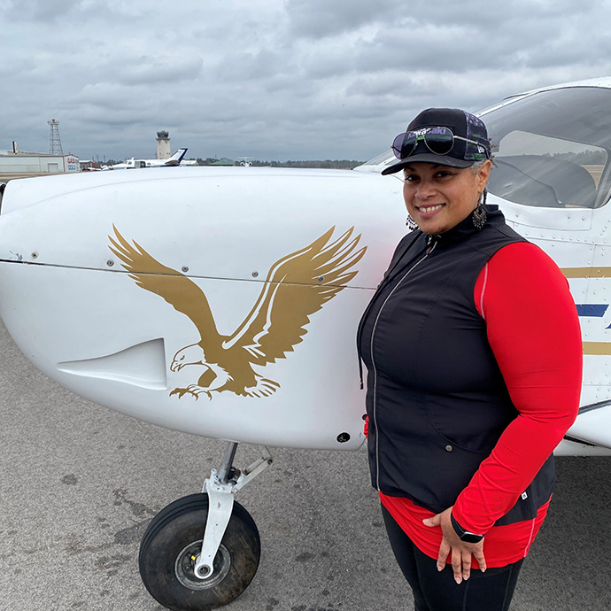 Private Pilot Graduate Houston, Texas Treina McAlister