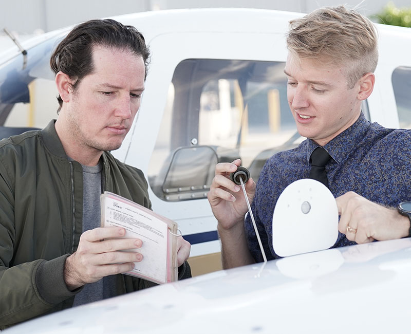 American Flyers CFI Instructor and Student