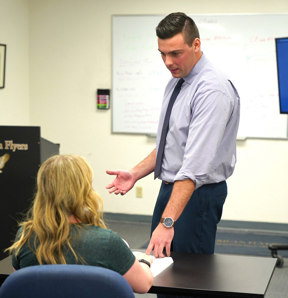 30-day CFI-A & CFI-I academy flight instructor in classroom