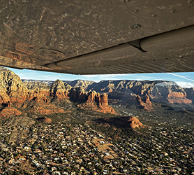 introductory flight mountain range